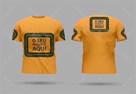 mockup camisa frente e verso